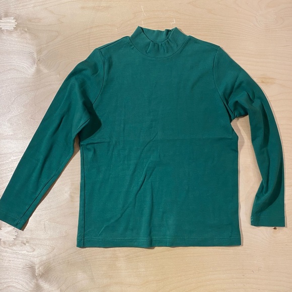 Kim Rogers Tops - Kim Rogers Forest Green Cotton Top PM (QK)